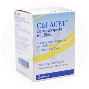 Gelacet Gelatine + Biotin Kapseln