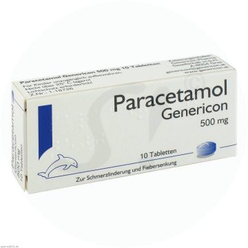 Paracetamol Genericon 500 mg Tabletten 10 Stk.