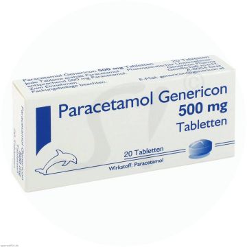 Paracetamol Genericon 500 mg Tabletten 20 Stk. 