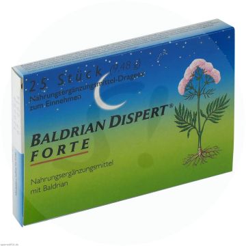 Baldrian-Dispert Forte Dragees 25 Stk.