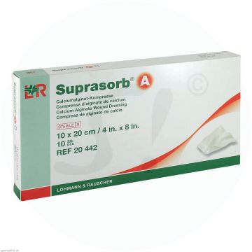 Suprasorb A Alginatverband 10 Stk. 10 x 20 cm