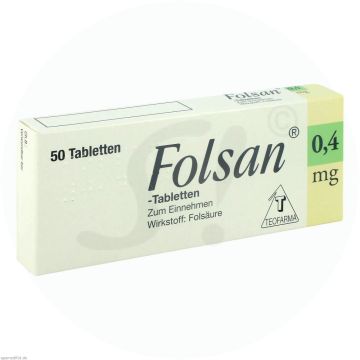 Folsan Tabletten 0,4 mg 50 Stk.