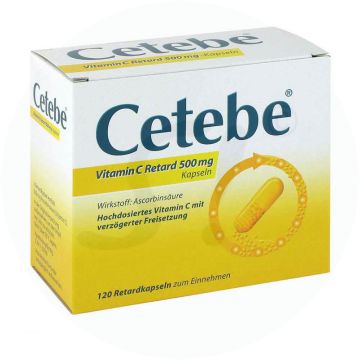 Cetebe Vitamin C Retard 500 mg Kapseln