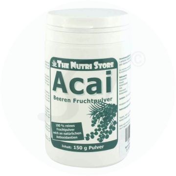 The Nutri Store Acai Beeren Frucht Pulver 150 g