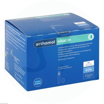 Orthomol Vital m Trinkfläschchen und Kapseln 30 Stk.