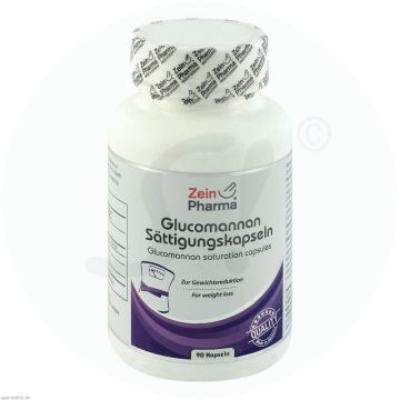 ZeinPharma Glucomannan Sättigungs Kapseln 90 Stk.