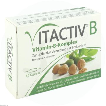 Vitactiv B Vitamin-B-Komplex 60 Stk. 