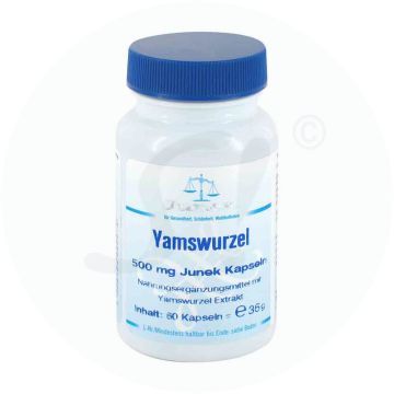 Yamswurzel Kapseln Junek 500mg 60 Stk.