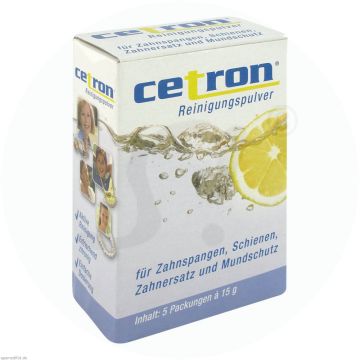 Cetron Zahnspangen Reinigungspulver 75 g