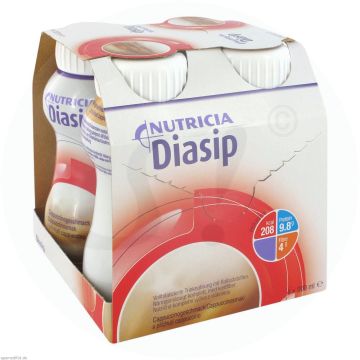 Nutricia Diasip 200 ml Vitalflasche 4 Stk. Cappucchino