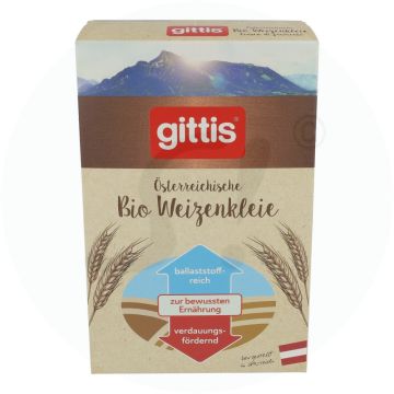 Gittis Weizenkleie 250 g BIO