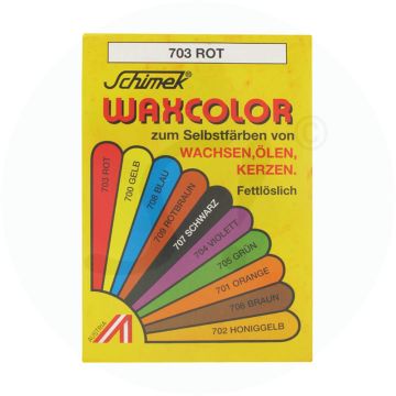 Waxcolor Waschfarbenpulver Rot 1 Stk. 