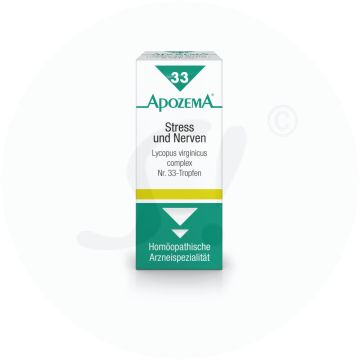 Apozema Tropfen Nr. 33 Stress/Nerven 50 ml