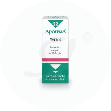 Apozema Tropfen Nr. 22 Migräne 50 ml