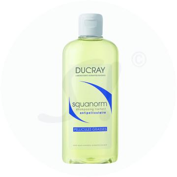 Ducray Shampoo Squanorm 200 ml Fettige Schuppen