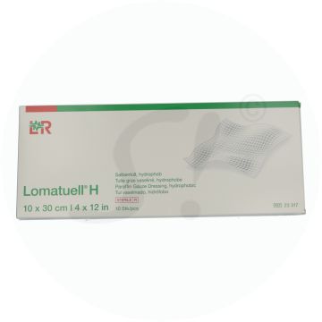 Lomatüll-H Salbenverband 10 Stk. 10 x 30 cm