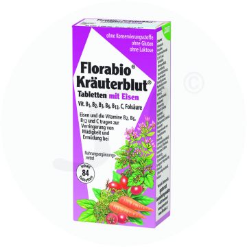 Florabio Kräuterblut Tabletten 84 Stk.