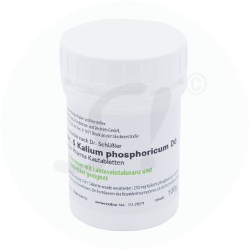 Schüßler Nr. 5 Kalium phosphoricum D6 Kautabletten 100 g