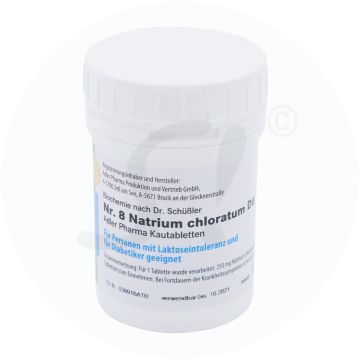 Schüßler Nr. 8 Natrium chloratum D6 Kautabletten 100 g