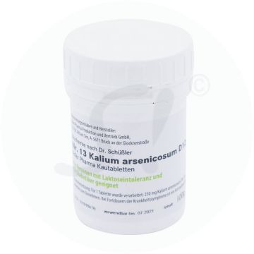 Schüßler Nr. 13 Kalium arsenicosum D12 Kautabletten 100 g