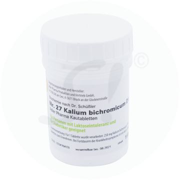 Schüßler Nr. 27 Kalium bichromicum D12 Kautabletten 100 g