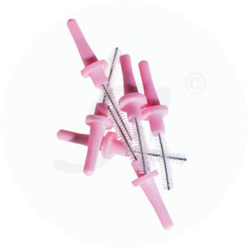 Miradent Pic-Brush® Ersatzbürsten  Pink 6 Stk.