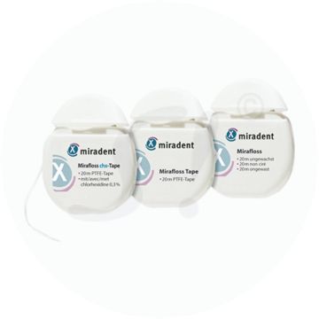 Zahnseide Miradent Mirafloss Chx 20 m