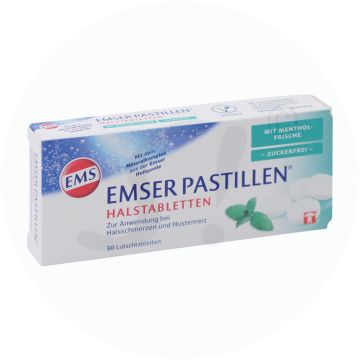Emser Pastillen zuckerfrei mit Menthol 30 Stk.