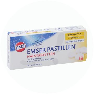 Emser Pastillen Zuckerfrei ohne Menthol 30 Stk.