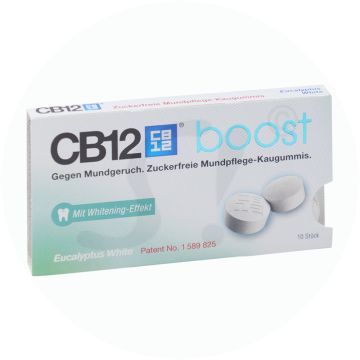 CB12 Boost Kaugummi Eucalyptus White 10 Stk.