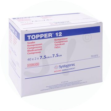 Systagenix Topper 12 Kompresse steril TS