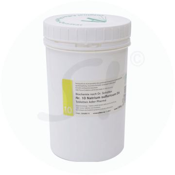 Schüßler Nr. 10 Natrium Sulfuricum Adler Pharma 1 kg D 6