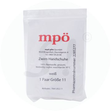 MPÖ Zwirnhandschuhe 2 Stk. Weiß
