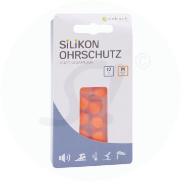 Ohrschutz Kozbach Sil Med Orange 12 Stk.
