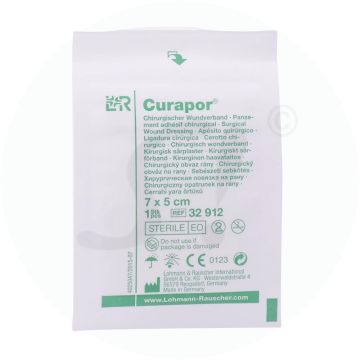 Curapor chirurgischer Wundverband 1 Stk. 7 x 5 cm