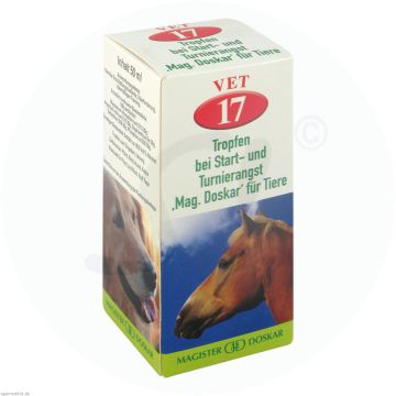 Mag. Doskar für Tiere VET Nr. 17 bei Start- und Turnierangst 50 ml