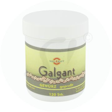 Vollkraft Galgant Tabletten 30 g 120 Stück