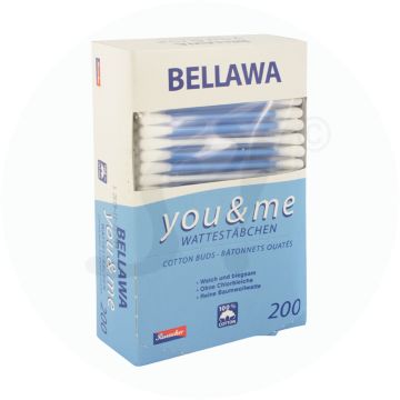 Bellawa Wattestäbchen Karton 200 Stk.