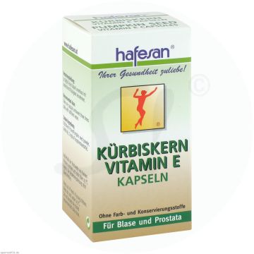 Hafesan Kürbiskern + Vitamin E Kapseln 75 Stk.