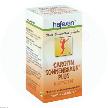 Hafesan Carotin Sonnenbraun Plus Kapseln 60 Stk.