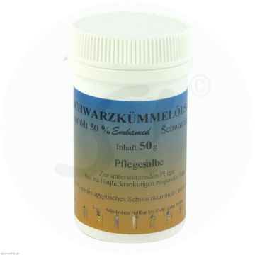 Embamed Schwarzkümmel Öl Salbe 50% 50g