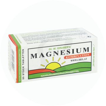 Dr. Grubers Magnesium Chelat Tabletten Kombi 50 Stk.