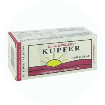 Dr. Grubers Kupfer Chelat Tabletten 50 Stk.