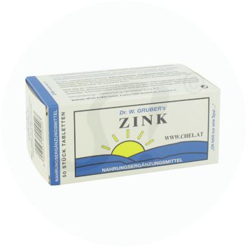 Dr. Grubers Zink Chelat Tabletten 50 Stk.