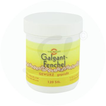 Vollkraft Fenchel Galgant gepresst 30 g