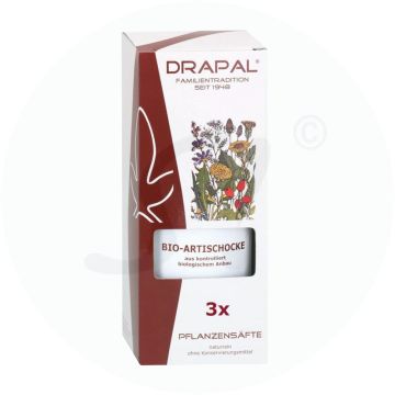 Drapal Artischocken Saft 600 ml 3 x 200 ml