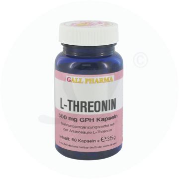 Gall Pharma L-Threonin 500 mg Kapseln