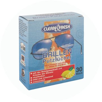 Brillen Putztücher Clean & fresh 30 Stk.