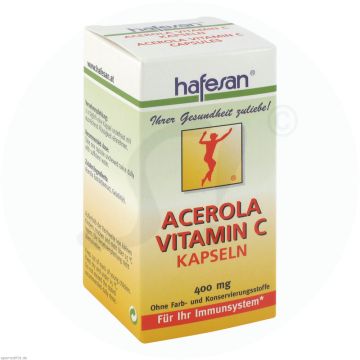 Hafesan Acerola Vitamin C 400 Kapseln 60 Stk.