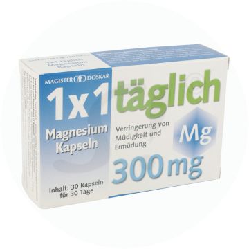 Mag. Doskar Magnesium Kapseln 300 mg 1 x 1 30 Stk.